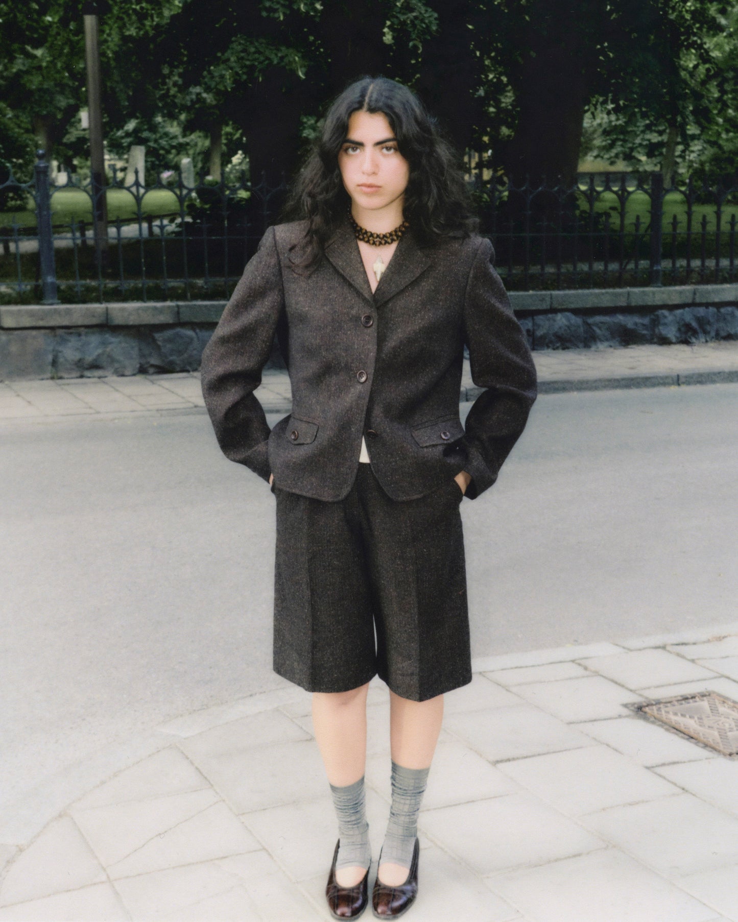 Wool Shorts Suit