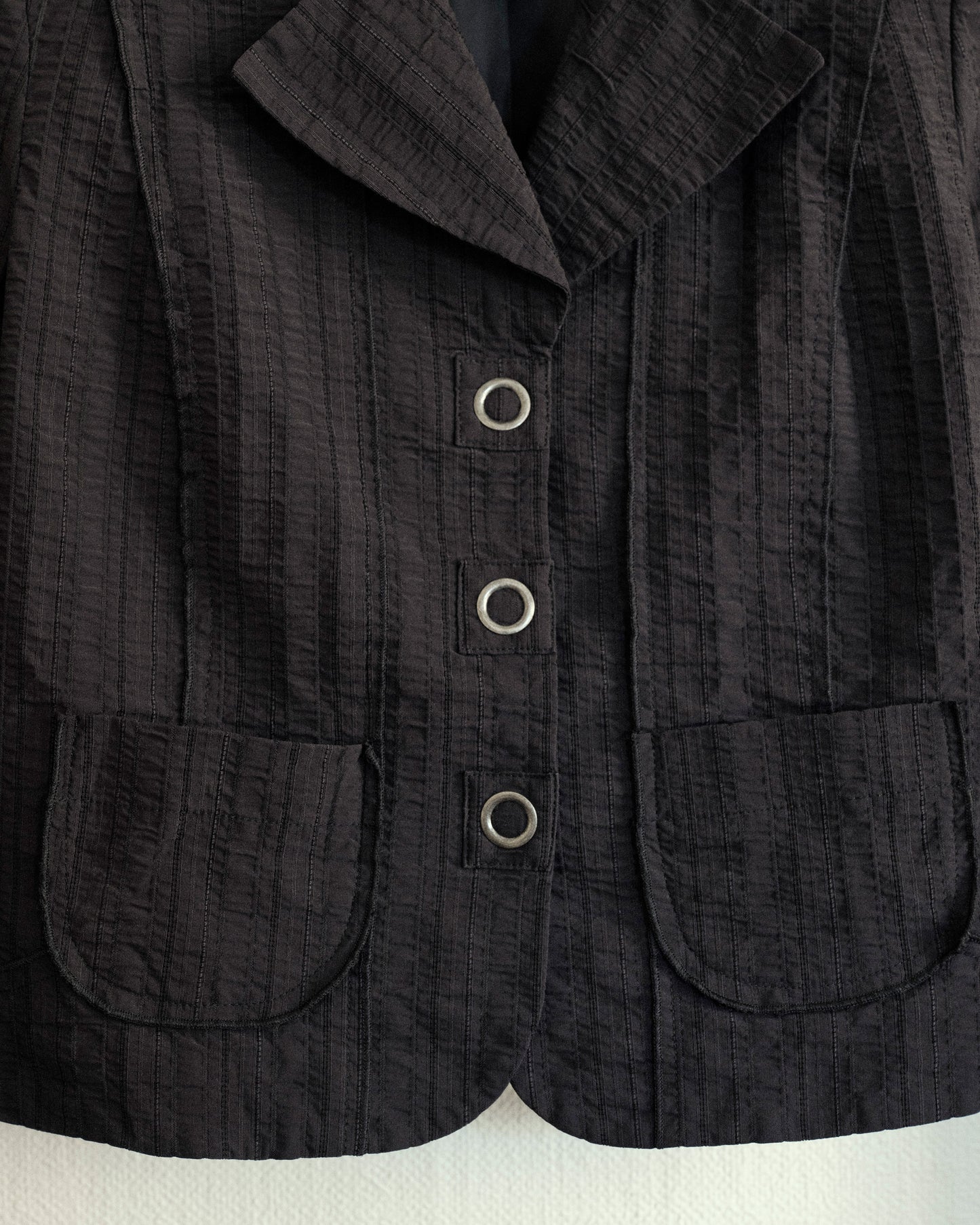 Crinkled Blazer