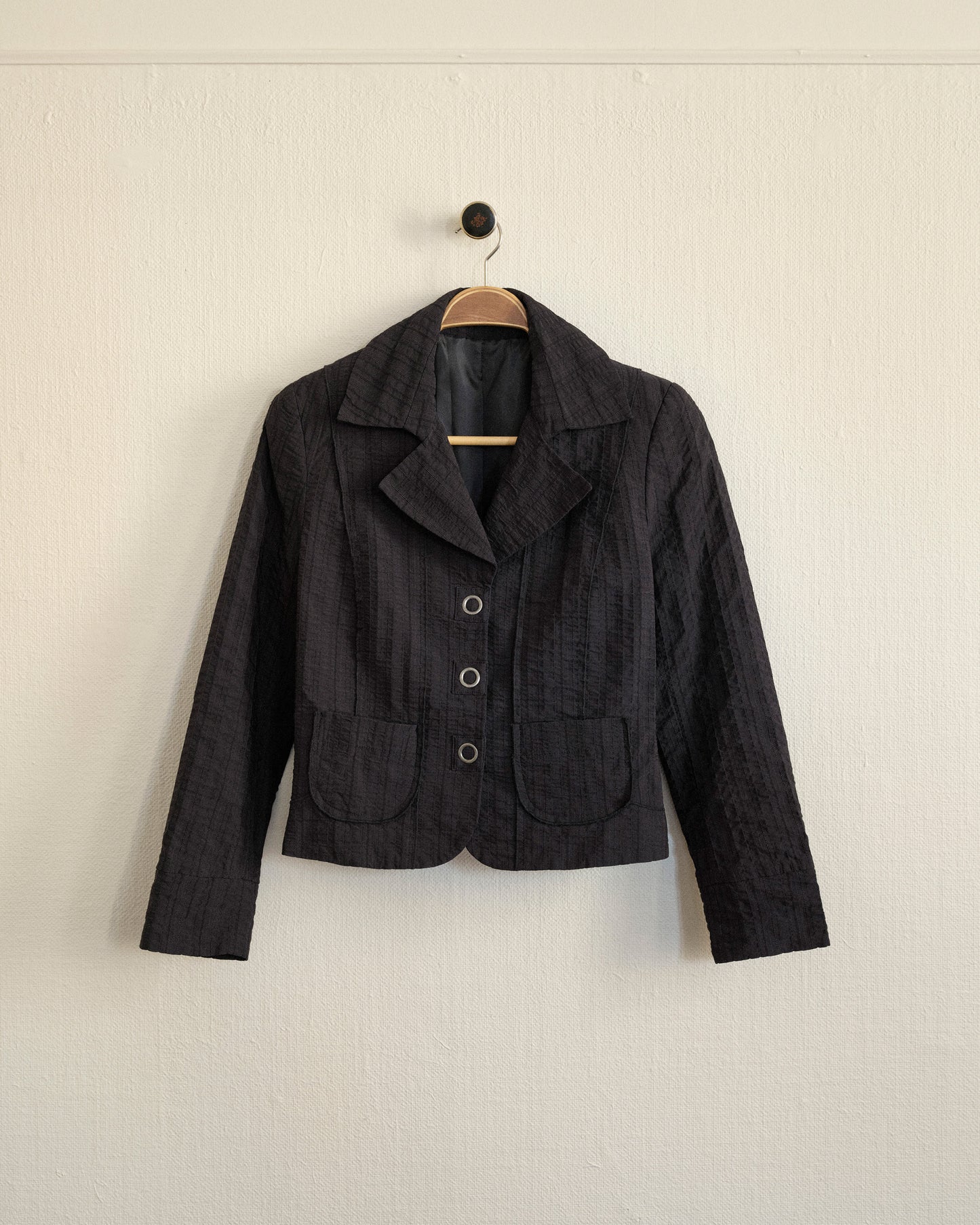 Crinkled Blazer
