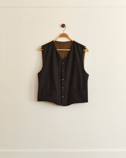 Checked Vest