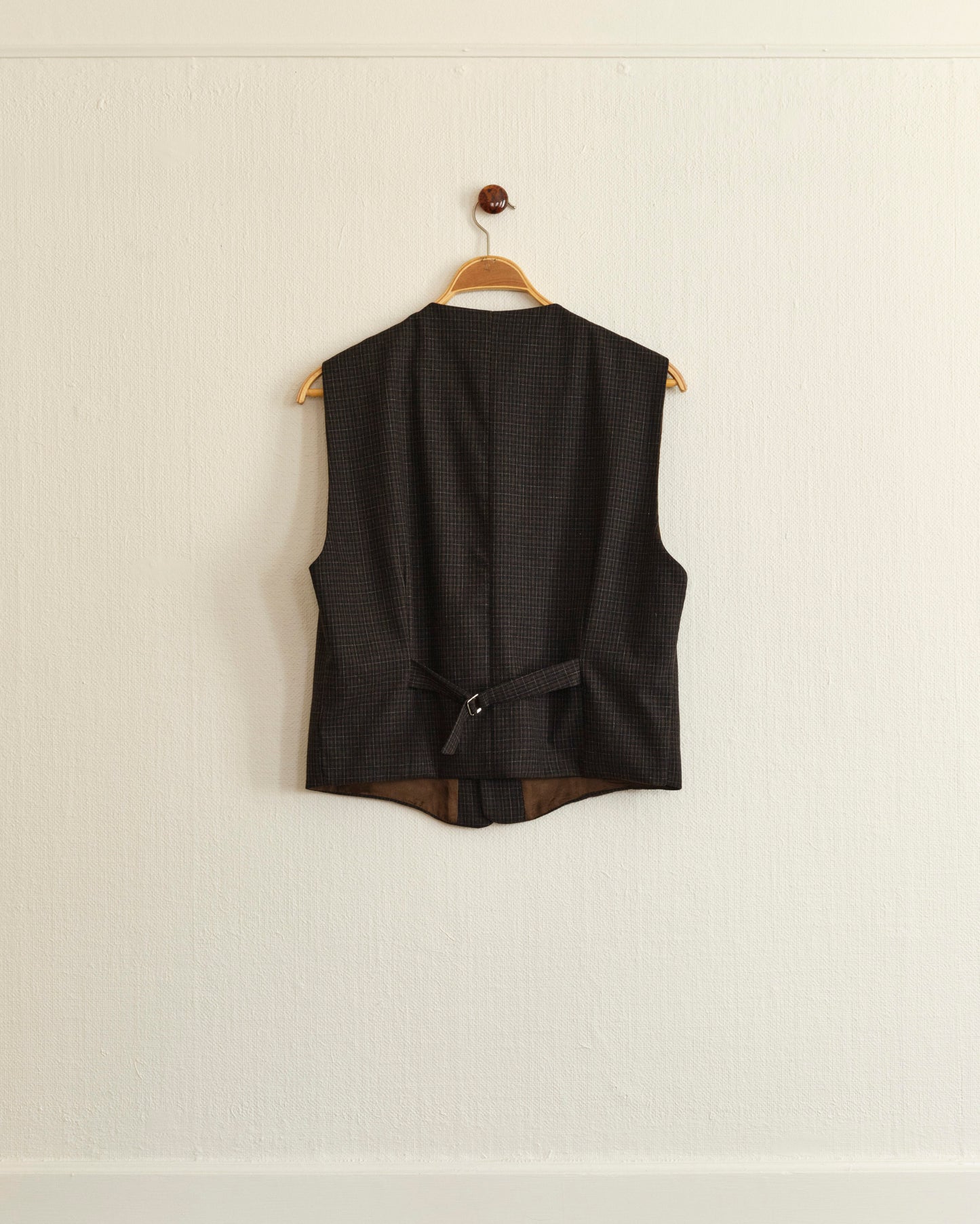Checked Vest