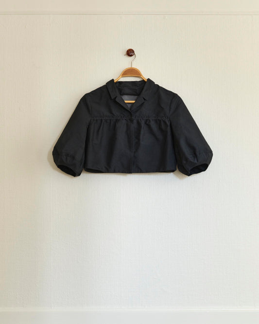 Cropped Puff Blazer