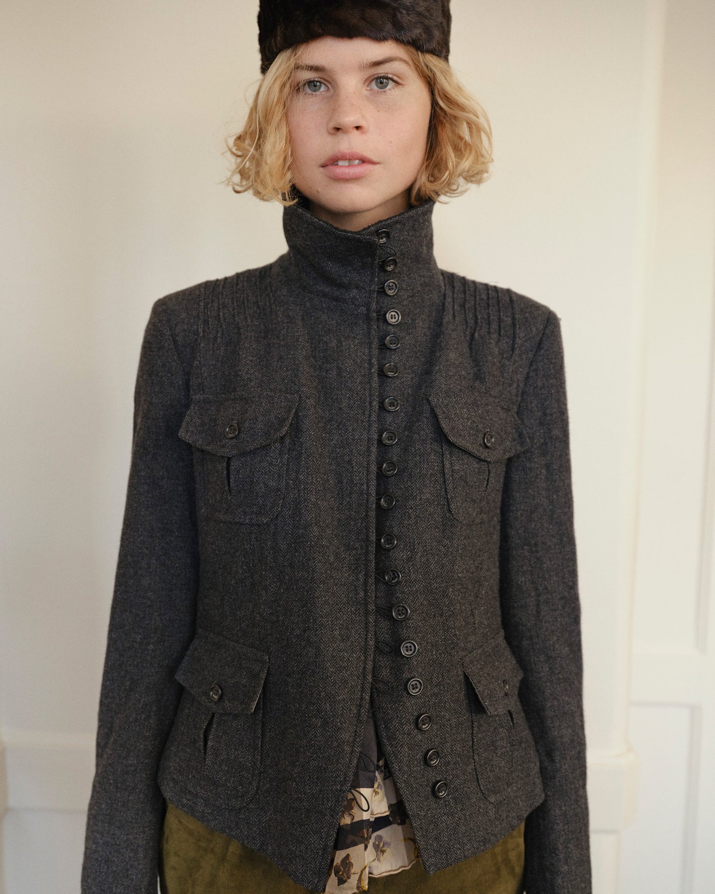 Wool Twill Blazer