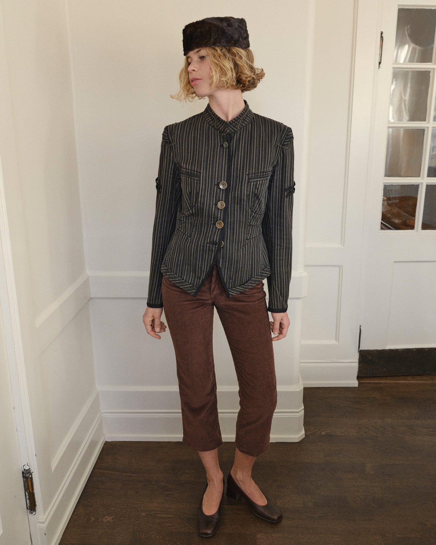 Striped Blazer