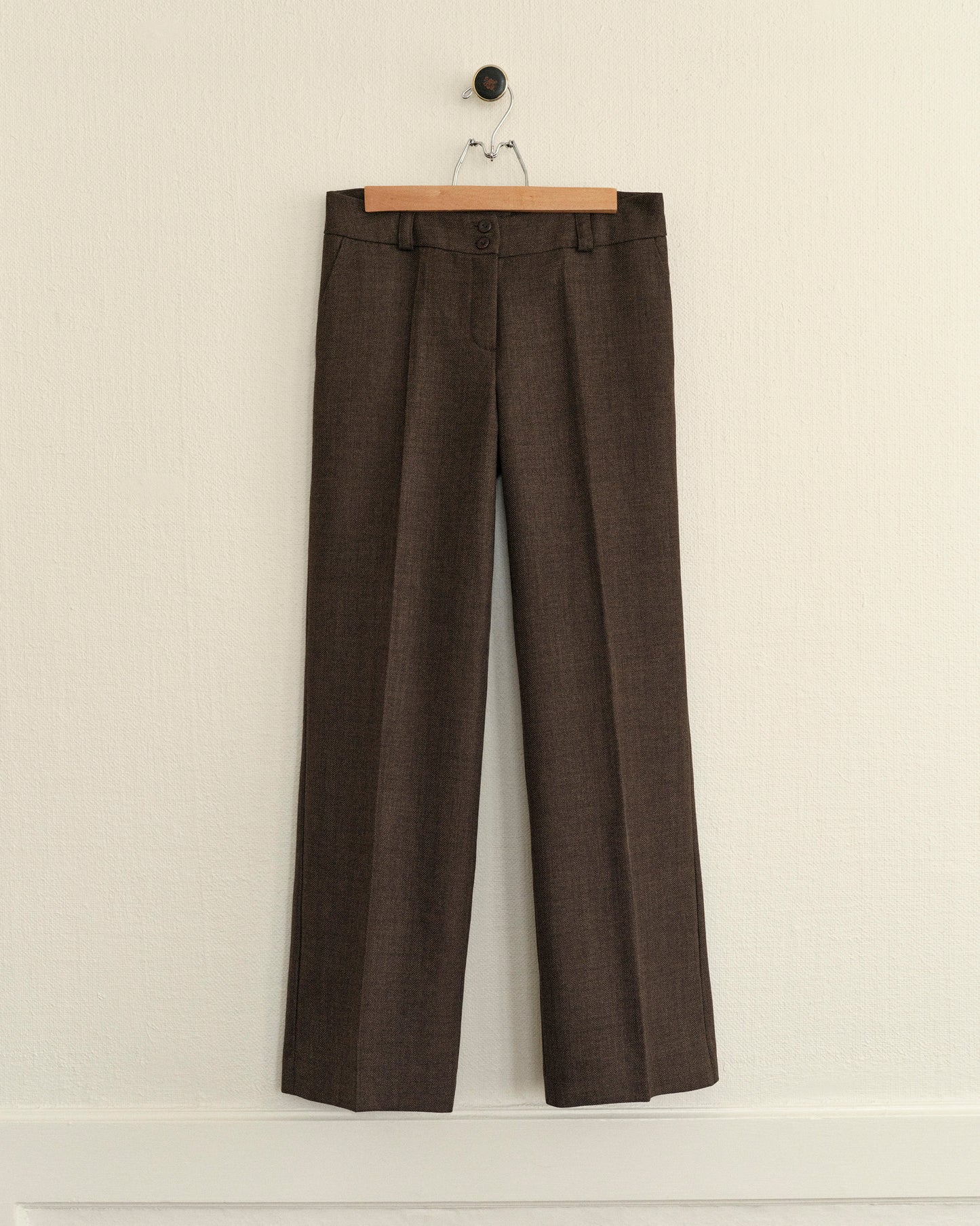 Wool Belted Suit