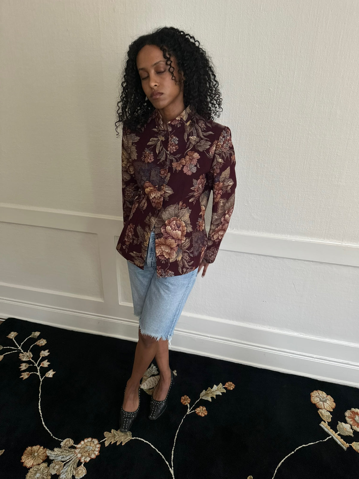 Floral Blazer